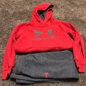 Under Armour little boy jogging set